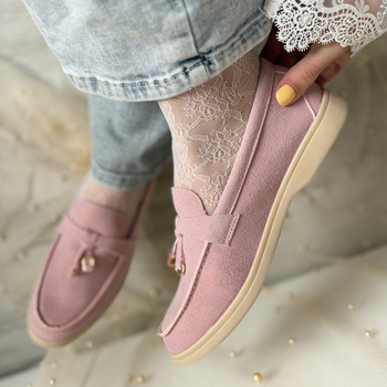 Dabīgās zamšādas mokasīni JH561