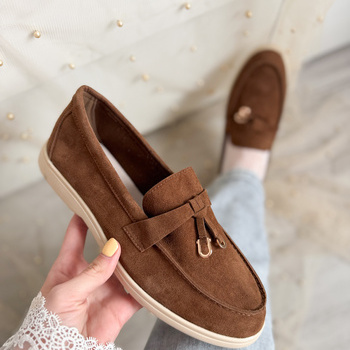 Dabīgās zamšādas mokasīni JH561