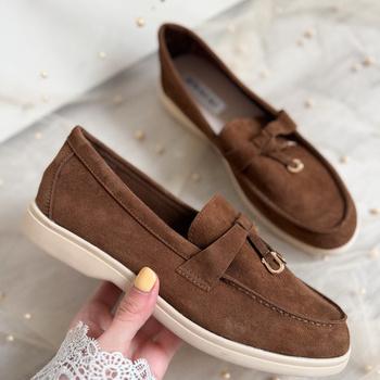 Dabīgās zamšādas mokasīni JH561