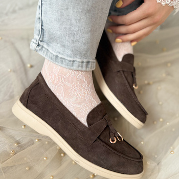 Dabīgās zamšādas mokasīni JH561