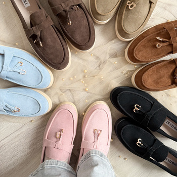 Dabīgās zamšādas mokasīni JH561