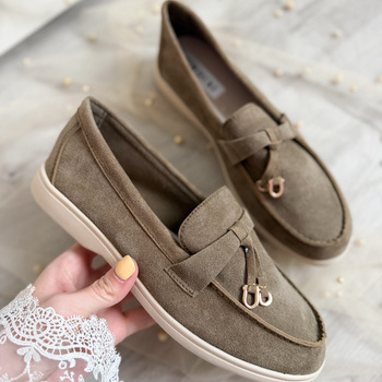 Dabīgās zamšādas mokasīni JH561