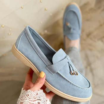 Dabīgās zamšādas mokasīni JH561