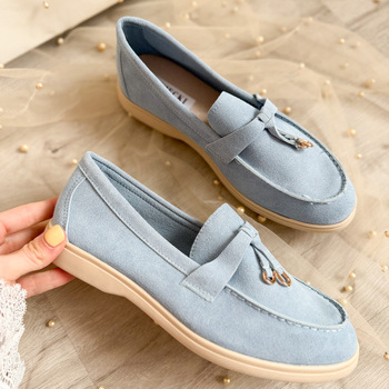 Dabīgās zamšādas mokasīni JH561