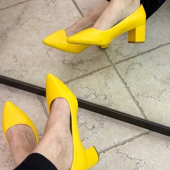 Kurpes uz zemu papēdi YU-081