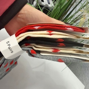 Sirsniņzeķu komplekts 5 pāri